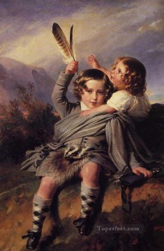 Franz Xaver Winterhalter Painting - Prince Alfred and Princess Helena Franz Xaver Winterhalter